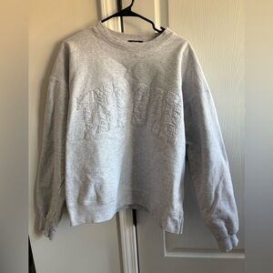 The BAR Gray Embroidered Sweatshirt